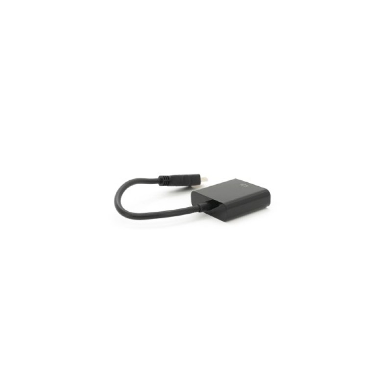 Перехідник HDMI M to VGA F 0.1m 4K/2K black Voltronic (YT-C-HDMI(M)/VGA(F)-B)