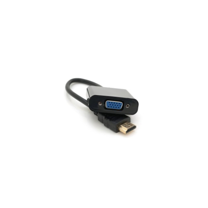 Перехідник HDMI M to VGA F 0.1m 4K/2K black Voltronic (YT-C-HDMI(M)/VGA(F)-B)