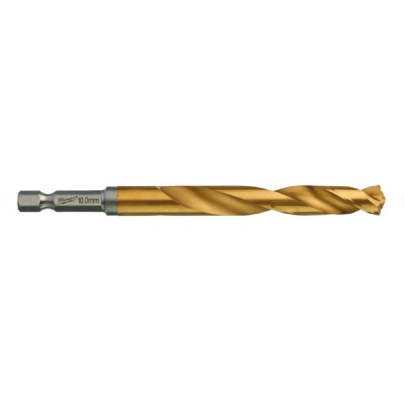 Свердло Milwaukee по металу RedHEX HSS-G TiN, 10 мм (5шт) (4932478184)