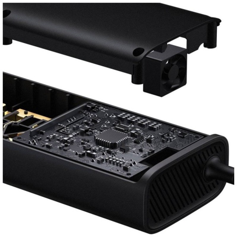 Автомобільний інвертор 12V/220V 150W In-car Inverter, USB, Type-C, 0.4m Baseus (CRNBQ-A01)