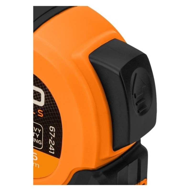 Рулетка Neo Tools Super Black, 3мx16мм, з фіксатором змотування, магніт (67-241)