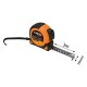 Рулетка Neo Tools Super Black, 3мx16мм, з фіксатором змотування, магніт (67-241)
