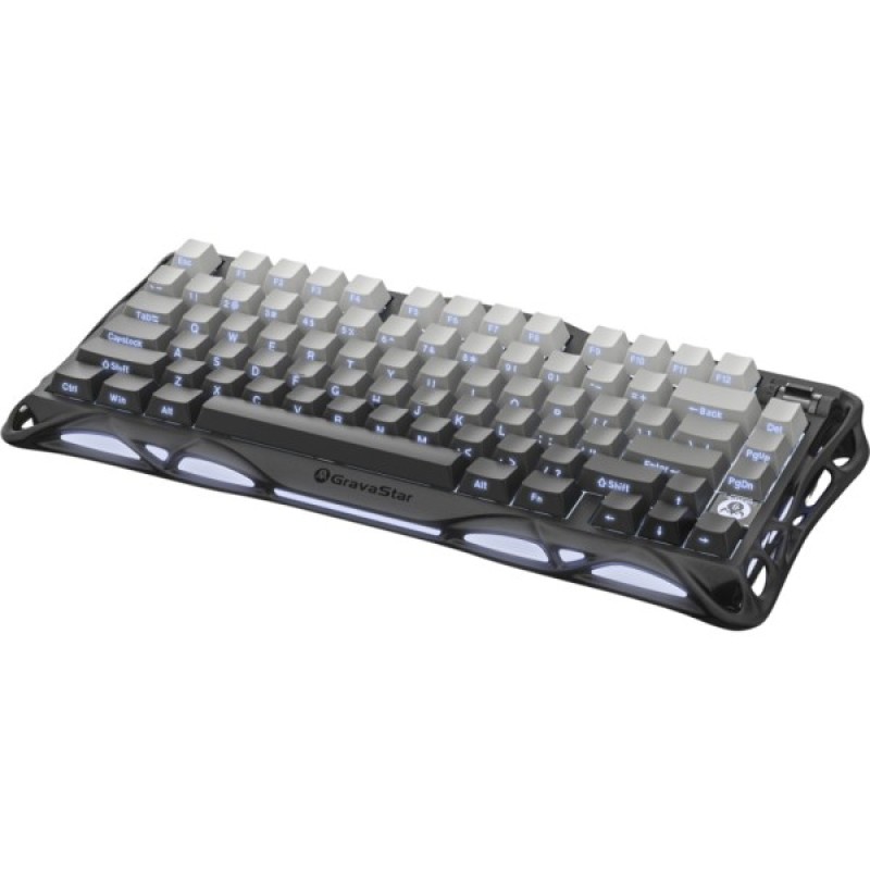 Клавіатура GravaStar Mercury K1 TKL Wireless/Bluetooth/USB UA Black (GSK1_GBLK)