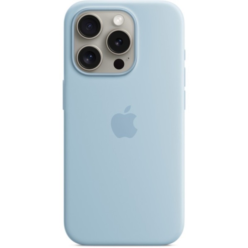 Чохол до мобільного телефона Apple iPhone 15 Pro Silicone Case with MagSafe - Light Blue,Model A3125 (MWNM3ZM/A)