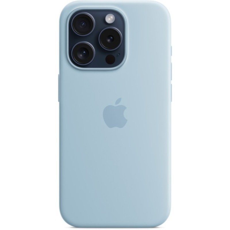 Чохол до мобільного телефона Apple iPhone 15 Pro Silicone Case with MagSafe - Light Blue,Model A3125 (MWNM3ZM/A)