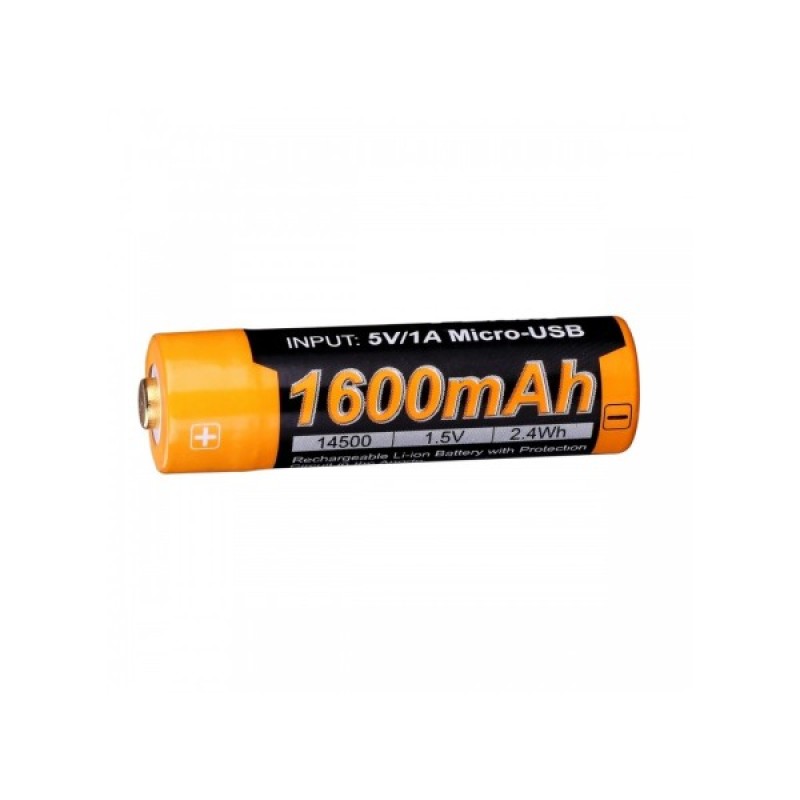 Акумулятор Fenix 14500 micro usb зарядка (ARB-L14-1600U)