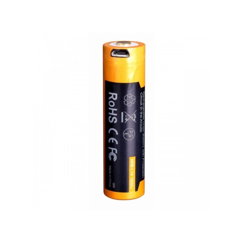 Акумулятор Fenix 14500 micro usb зарядка (ARB-L14-1600U)