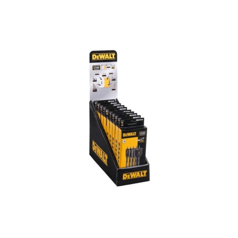 Набір свердл DeWALT перьевых по дереву в кассете EXTREME IMPACT, 6 шт (DT70834)