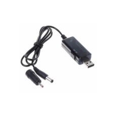 Кабель живлення USB to DC 5.5mm + 3.51.35mm 0.8m 18W Kingda (KD-USB-DC9/12)
