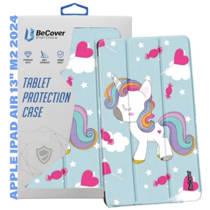 Чохол до планшета BeCover Smart Case Apple iPad Air 13" M2/M3 (2024/2025) Unicorn (711620)