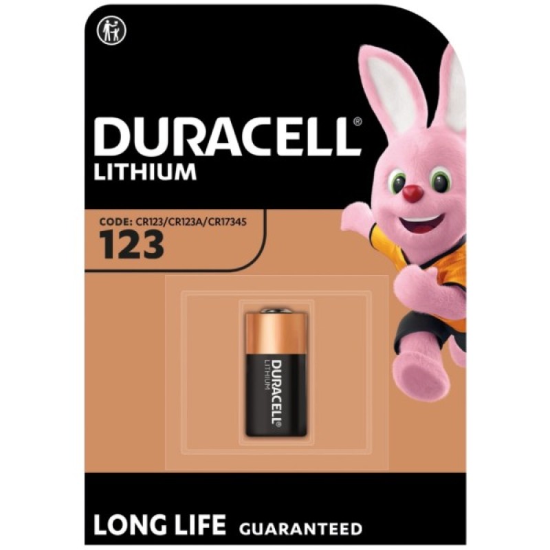 Батарейка Duracell CR 123 / DL 123 * 1 (5000394123106 / 5000784)