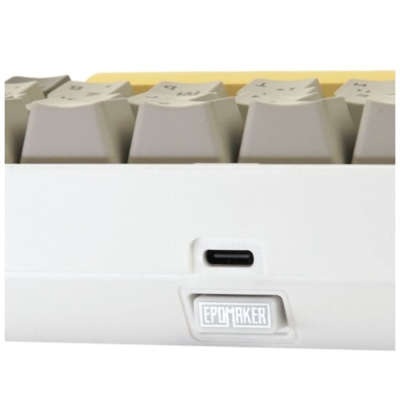 Клавіатура Epomaker EP84 Plus 75 Wisteria Linear Switch Hot-Swap RGB Wireless/Bluetooth/USB UA White (EP84-W-WL)