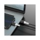 Дата кабель USB 2.0 AM to Micro 5P 1.0m 2.4A silicone X82 black HOCO (6931474768551)