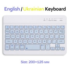 Клавіатура BeCover Bluetooth UA Light Blue (713410)