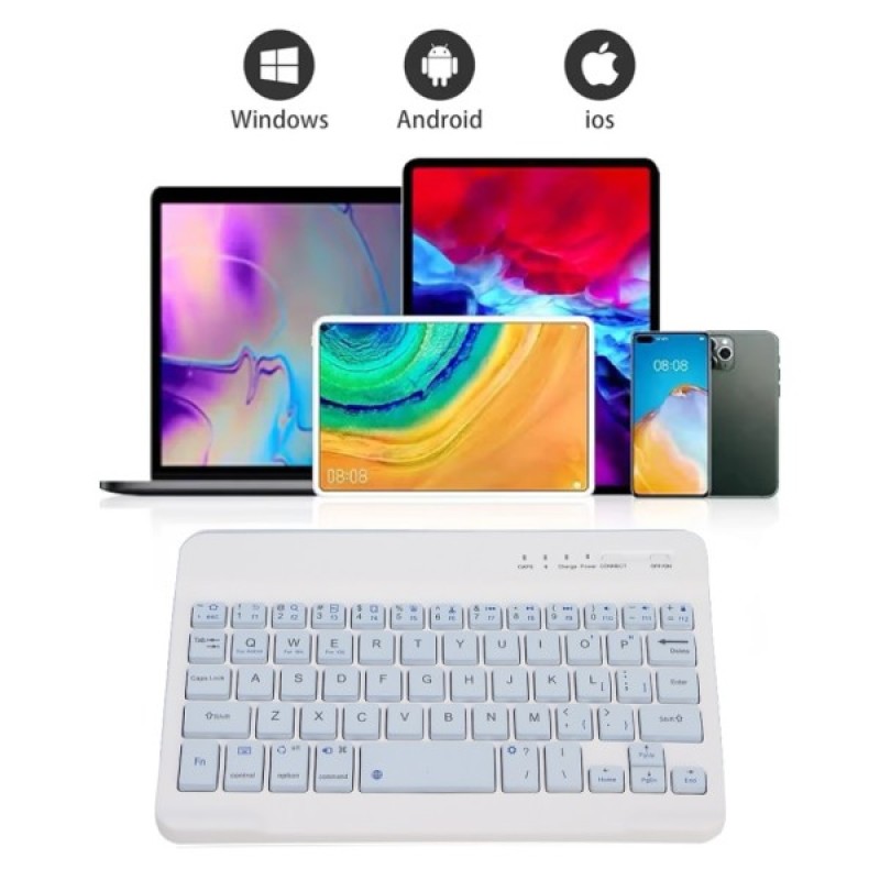 Клавіатура BeCover Bluetooth UA Light Blue (713410)