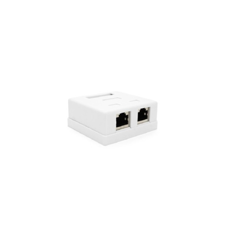 Комп'ютерна розетка RJ45x2 FTP, 8P8C, cat.5 Ritar (StR-FTP/8P8CRJ45-2 / 01994)