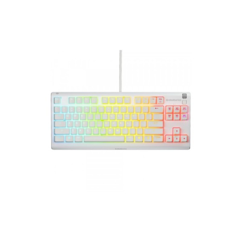 Клавіатура SteelSeries Apex 3 TKL USB UA White (64819)