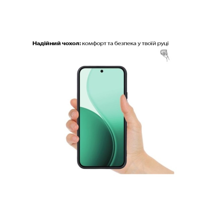 Чохол до мобільного телефона BeCover Silicone Oppo Reno14 / 14FS 5G Black (713791)