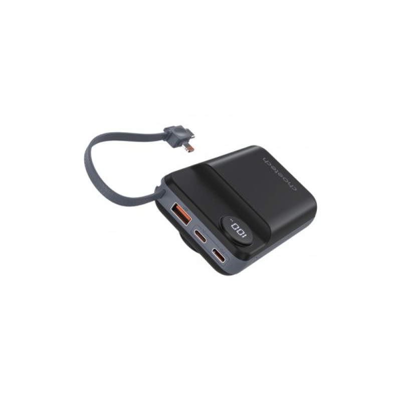 Батарея універсальна Choetech Magnetic Wireless 20000mAh 22.5W, PD, QC/3.0, Apple Watch charger, Black (B696-BK)
