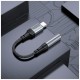 Перехідник USB-C to 3.5mm F 0.12m Black HOCO (6942007608886)