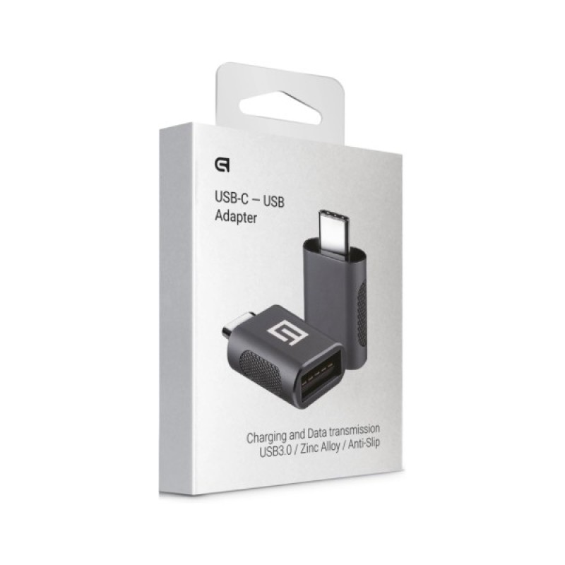 Дата кабель OTG USB-C to USB-A Space Grey Armorstandart (ARM69356)