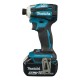 Шуруповерт Makita LXT, 18V, 2x5Ah, 180Нм, MakPac (DTD172RTJ)