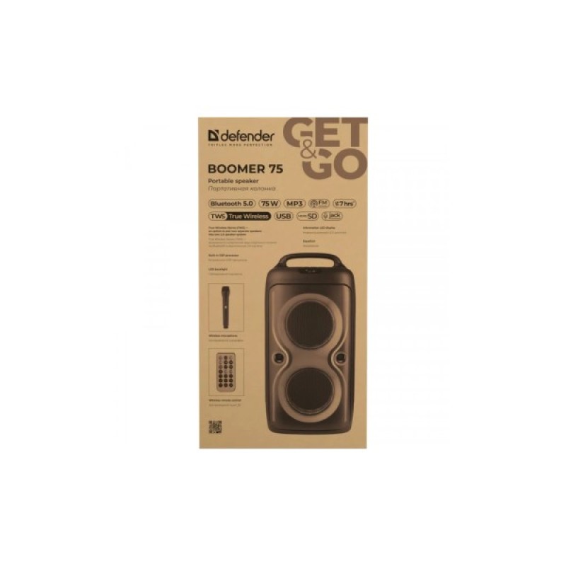 Акустична система Defender Boomer 75 (65175)
