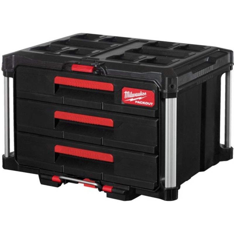 Ящик для інструментів Milwaukee PACKOUT з 3-ма висувними відсіками (4932472130)