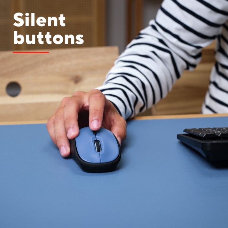 Мишка Trust Yvi+ Silent Wireless/Bluetooth Dark Blue (25514)