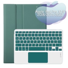 Чохол до планшета BeCover Keyboard+TouchPad Apple iPad Pro 12.9 2018/2021/2022 Dark Green (712383)