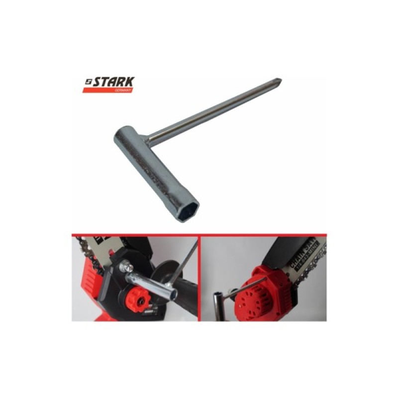 Ланцюгова пила Stark BCS-2115, 21V, 2х2Ah, 150мм (310900001)
