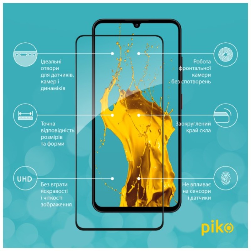Скло захисне Piko Full Glue Xiaomi 14T Black (1283126603389)