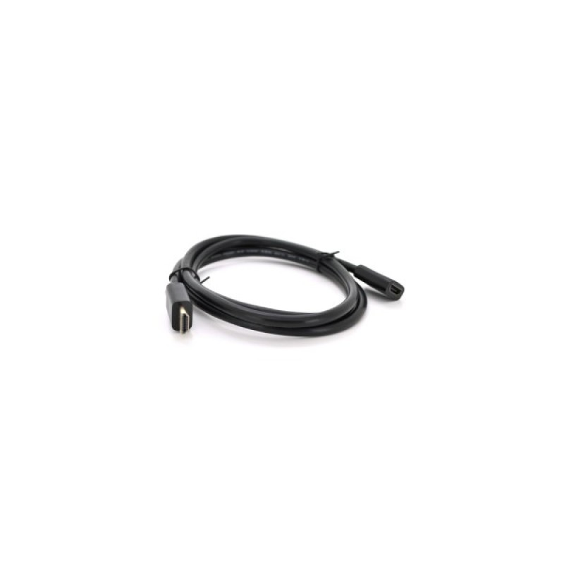 Кабель мультимедійний HDMI M to HDMI F 1.5m V2.0 VEGGIEG (HF-1.5)