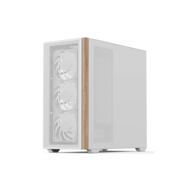 Корпус AeroCool D301A-G-WT-v2 White (ACCS-DS03043.21)
