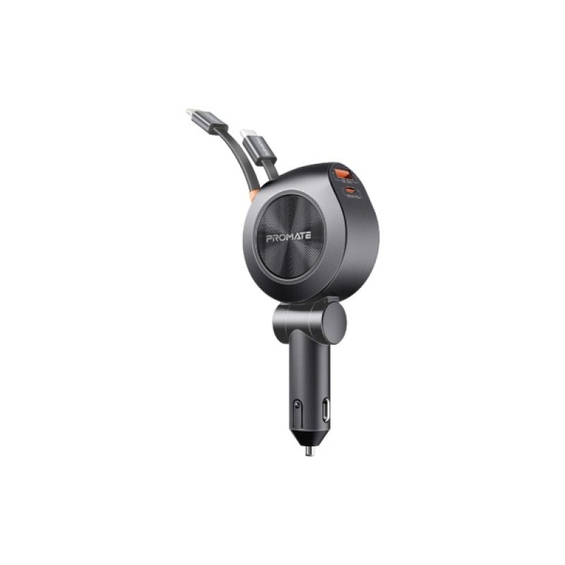Зарядний пристрій Promate USB-C + USB-A + cable USB-C + Lightning (drivegear-r2)