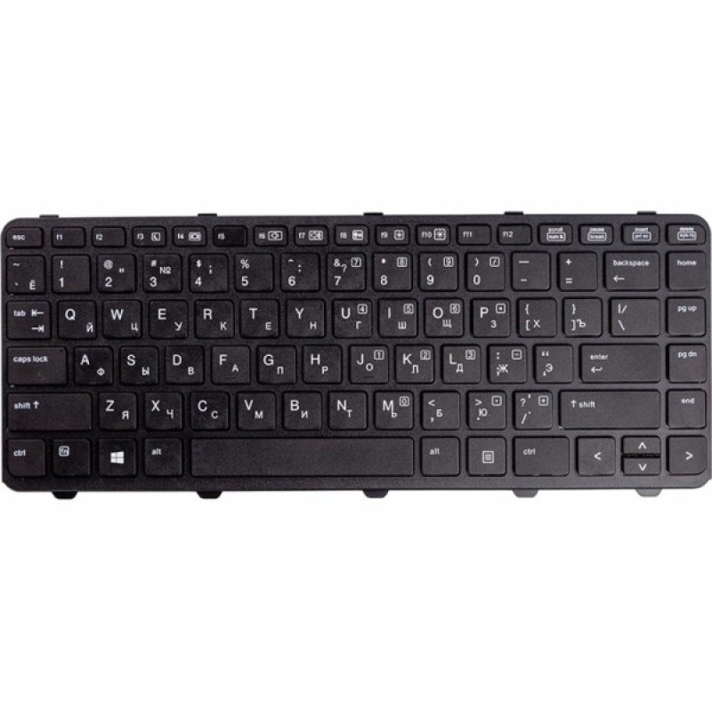 Клавіатура ноутбука HP ProBook 640 G1 черн/черн (KB310749)