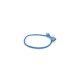 Дата кабель USB 2.0 AM/AF 0.5m transparent blue Voltronic (YT-AM/AF-0,5TBL)