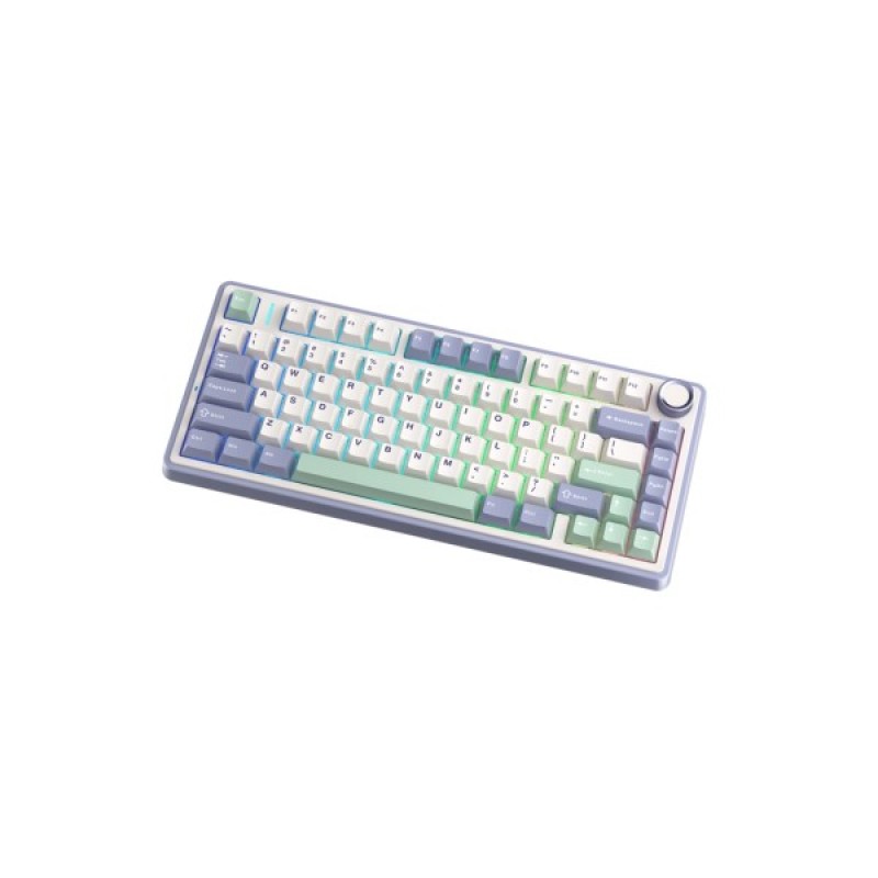 Клавіатура Aula F75 Gasket Greywood V3 switch Hot-Swap PBT Wireless/Bluetooth/USB White (6948391208640)