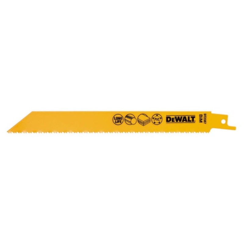 Полотно DeWALT біметалічний, 203 мм, крок зубів 10-14 TPI, 5 шт (DT2387)