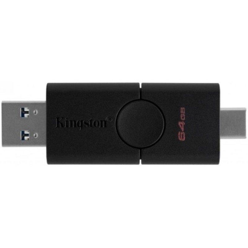 USB флеш накопичувач Kingston 64GB DataTraveler Duo USB 3.2 Gen1/Type-C (DTDE/64GB)