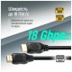 Кабель мультимедійний HDMI M to HDMI M 3.0m V2.0 4K60Hz black ColorWay (CW-CBHD079-BK)