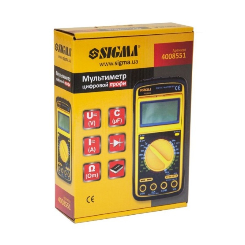 Цифровий мультиметр Sigma профі (4008551)