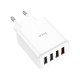 Зарядний пристрій HOCO C102A Fuerza 1xUSB QC3.0 + 3-port USB 18W White (6931474777713)