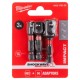 Адаптер для інструменту Milwaukee 1/4" HEX на квадрати 1/4", 3/8", 1/2" (4932479228)