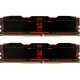 Модуль пам'яті для комп'ютера DDR4 16GB (2x8GB) 2666 MHz IRDM Black Goodram (IR-X2666D464L16S/16GDC)