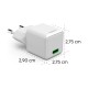 Зарядний пристрій Hama 25W USB-С PD white (00201981)