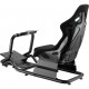 Крісло ігрове OfficePro RS167 з кокпітом кріплення для керма та педалей Black (RS167)