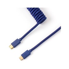 Дата кабель USB 2.0 AM to USB-C 1.36m Coiled blue Keychron (CABL_KEYCHRON)