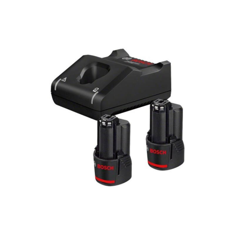 Набір акумулятор + зарядний пристрій 2 x GBA 12V 2.0 Aч + ЗП GAL 12V-41 Bosch (1.600.A01.9R8)