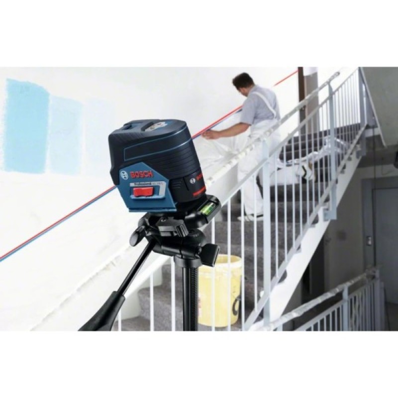 Лазерний нівелір Bosch Professional GCL2-50C+RM2 до 20м, ±0.3мм/м, 4AAx1.5В, IP54, чохол, мішеннь, кейс (0.601.066.G03)